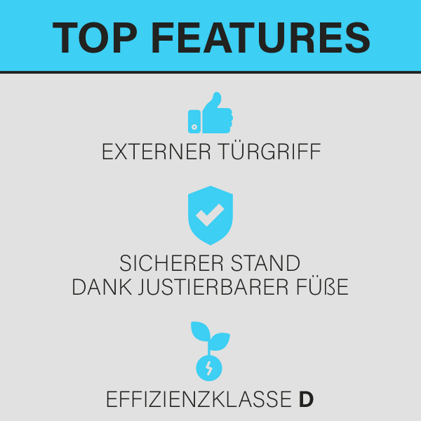 Bomann VS 2195.1 Tisch-Kühlschrank Edelstahl-Optik